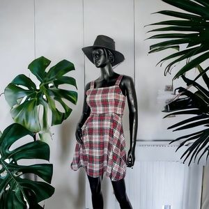 Copper Key Plaid Dress (NWT) (Size S)